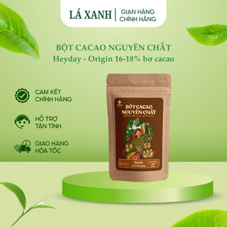  Bột cacao nguyên chất 100% không đường - Cacao Heyday dòng Origin thượng hạng - Túi giấy 250g 50g. 