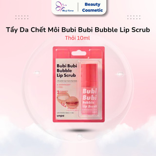 Tẩy Da Chết Môi Bubi Bubi Bubble Lip Scrub Hàn Quốc, Giúp Giải Quyết Các Vấn Đề Về Tẩy Trang Và Tế Bào Chết Cho Môi 10ml