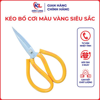 Kéo Bổ Cơi 168 Màu Vàng – Kéo Bổ Túi Siêu Sắc, Siêu Bền