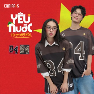 Áo phông Việt Nam unisex người lớn CANIFA S áo thun form rộng in ngôi sao Việt Nam GG 5TS25S023