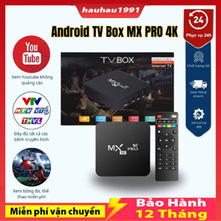 Android TV Box MXQ PRO 4K bản 8G+128GB Tiếng Việt Wifi 5G, Android 11.1 Đã cài sãn 300 kênh, YouTube, Chorme...vv