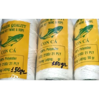 Dây chỉ cước trắng - 1 cuộn....