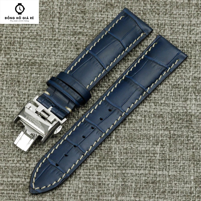 Dây đeo đồng hồ Longines chính hãng Da thật dành cho nam kèm khóa