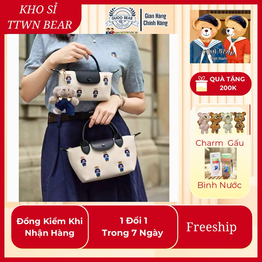 <Tặng Charm Đơn 1.2TR> Túi xách LC 4 size TTWN & GUOO BEAR TT3541