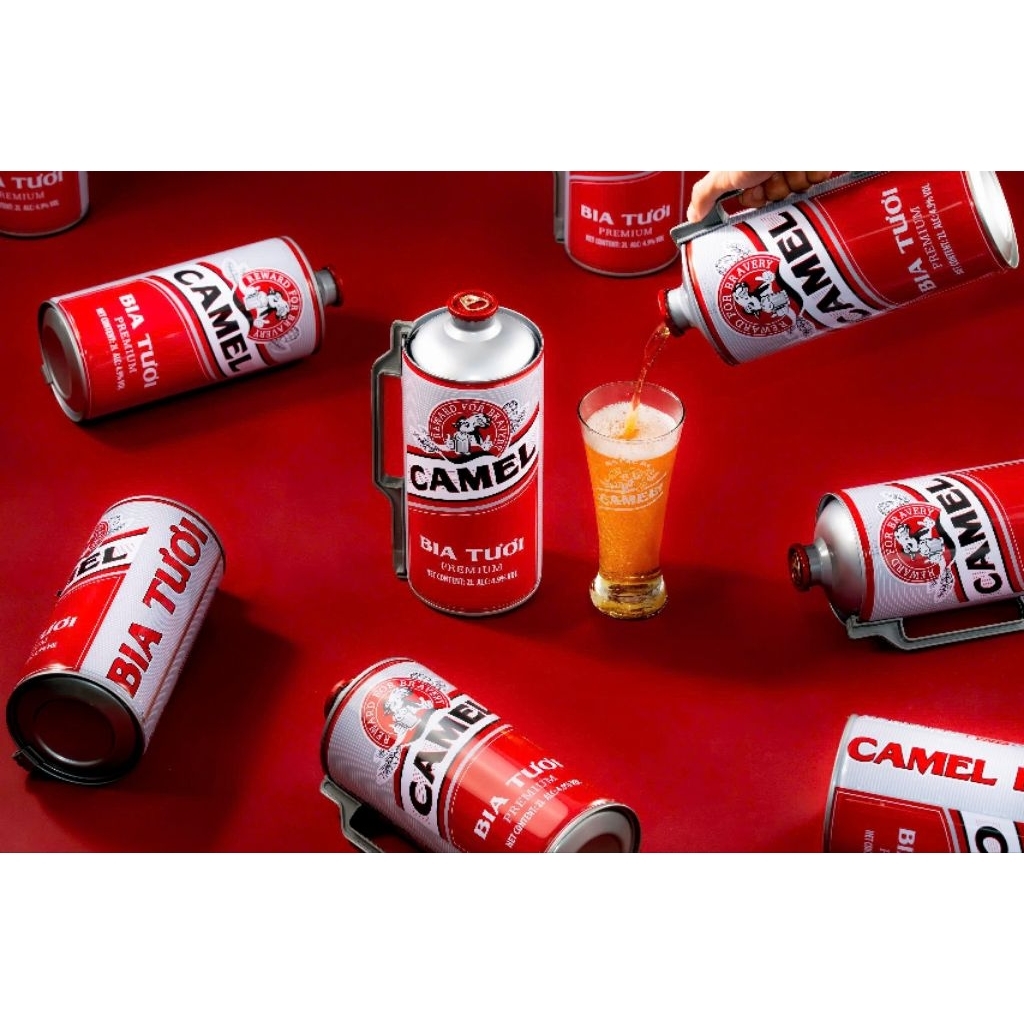 Bia tươi camel keg 2L