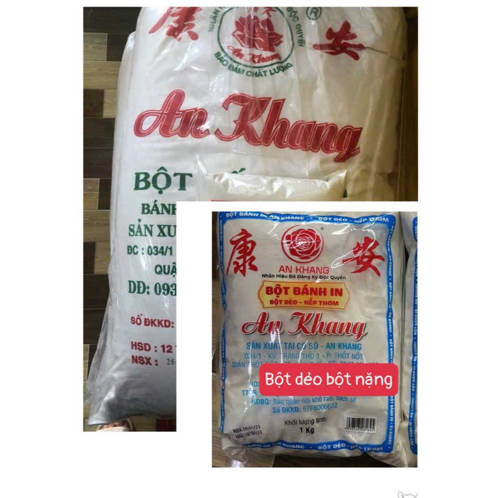 Bao 25kg bột bánh in dẻo bột nặng An Khang