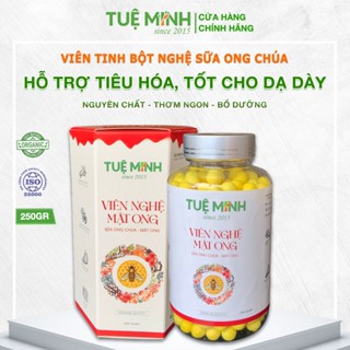  Viên tinh bột nghệ mật ong Tuệ Minh nguyên chất chống lão hóa sáng da mờ thâm 250g 