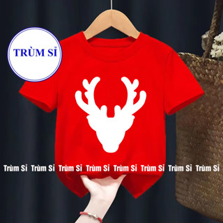  Áo thun cho bé Noel áo phông mừng giáng sinh in hình độc đáo cho bé trai bé gái 