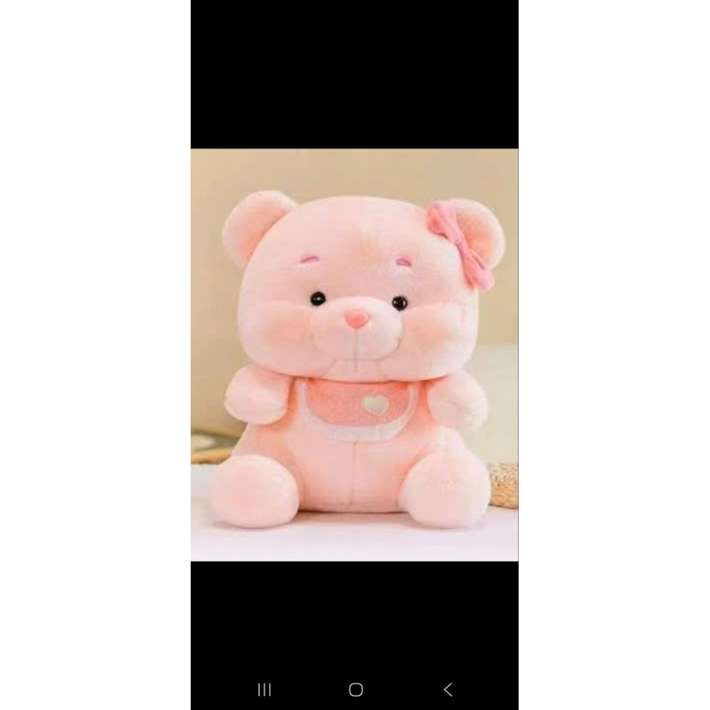 gấu bông, thú nhồi bông gấu pooh hồng Size 50cm