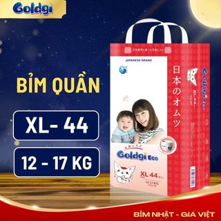 Combo 4 Bỉm Nhật Bản Goldgi Eco Tã Dán Bỉm Quần Cải Tiến Mẫu Mã Mới  Size M54 L48 XL44 XXL32 Cho Bé 