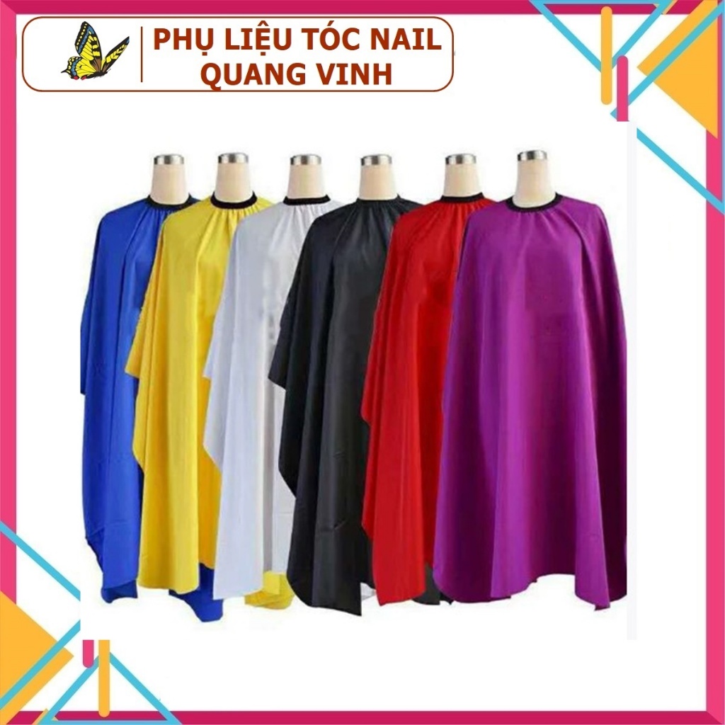 Áo choàng cắt tóc chống nước không dính tóc 140*160cm (5 màu lựa chọn)