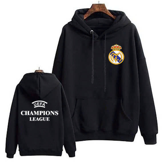 áo Real Madrid , áo hoodie nam Champions League - áo bóng đá clb Real Madrid