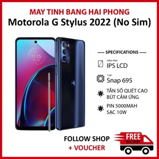 Điện thoại Motorola Moto G Stylus 2022 (SPX) (Lock sim) RAM 4/128GB chip Snapdragon 695 5G pin 5000 mAh