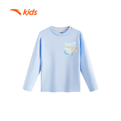 Áo Phông Dài Tay Bé Trai Anta Kids Running 1-Thick 3524C9403