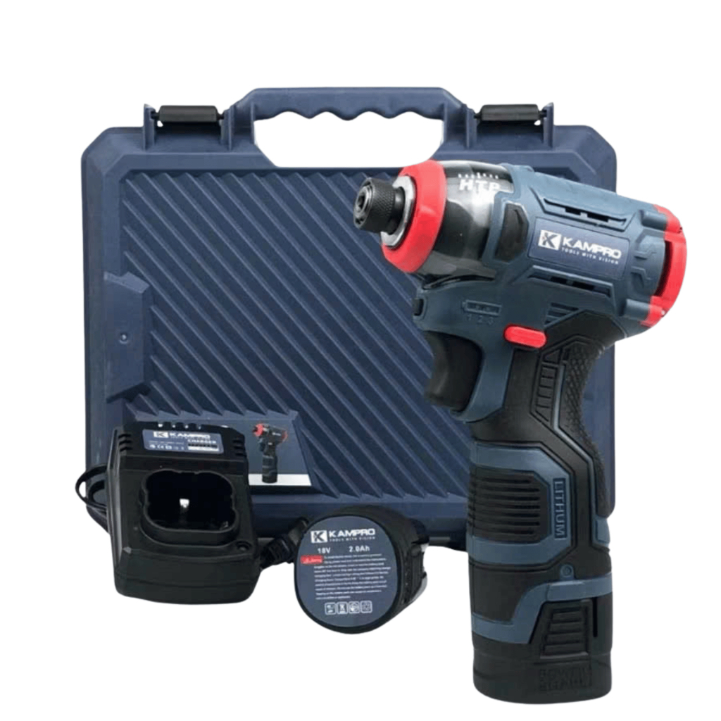 Máy Chuyên Vít Kampro 7028 - Không Chổi Than, 3 Tốc Độ, Lực Siết 140N.m, Dùng Pin 4 Cell