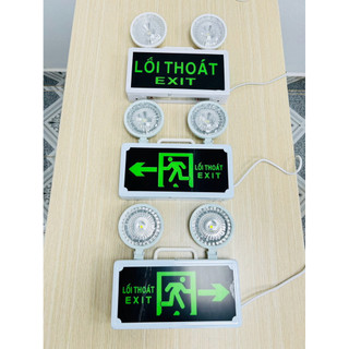 Đèn LED tích điện , chiếu sáng khẩn cấp , sự cố EXIT - 2 mắt