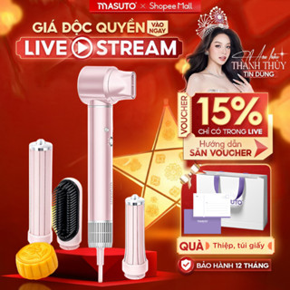 Máy Sấy Và Tạo Kiểu 5 Trong 1 Masuto AirStyler Công Nghệ Ion Bảo Vệ Tóc Tạo Kiểu Bảo Hành 24 Tháng