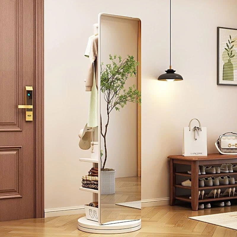 Gương soi toàn thân gương đứng xoay thông minh decor phòng bàn trang điểm kết hợp tủ quần áo IGA- GP285.01 | BigBuy360 - bigbuy360.vn