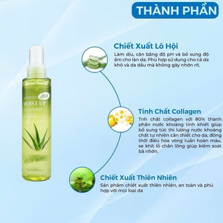Xịt Khoáng Nha Đam - Cân Bằng Cấp Ẩm 150ML