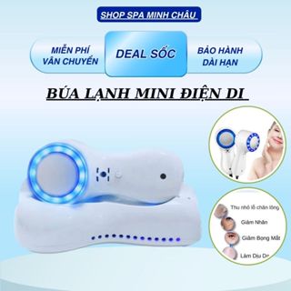 Búa Lạnh Mini Điện Di Tinh Chất Massage Mặt Hiệu Quả Lạnh Sâu Bảo Hành 6 Tháng