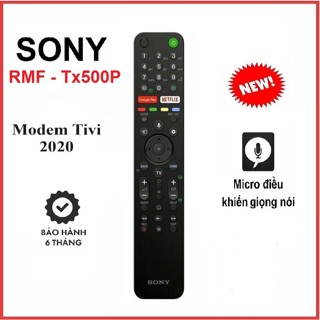 Điều khiển giọng nói Tivi Sony RMF-TX500P Đời 2020- Hàng Cao Cấp Dùng cho các tivi sản xuất năm 2020