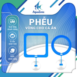 Phễu - Vòng cho cá ăn hình vuông (10x10 cm) / tròn (Đường kính 7,5 cm)