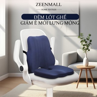 ZEEN Đệm lót ghế công thái học 3D thoáng khí giảm ê mỏi lưng mông cho dân văn phòng, người bệnh trĩ
