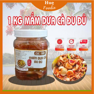 1  kg mắm dưa cà đu đủ giòn tan chuẩn ngon vị Huế, vị vừa ăn, đặc sản Huế  - 593