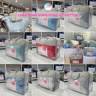 Chăn Đông Sông Hồng 200x220cm Ruột dày siêu nhẹ lồng vỏ 100% cotton