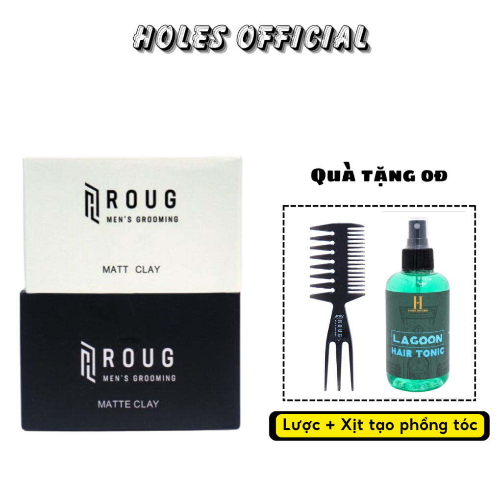 Sáp vuốt tóc Roug Matte Clay