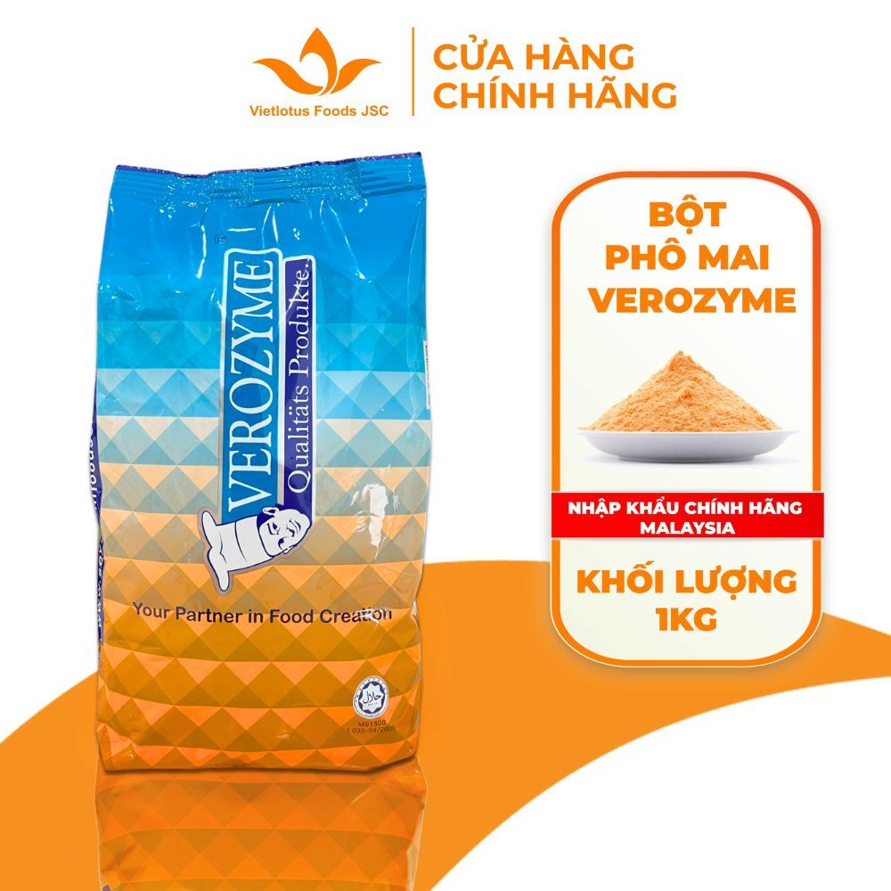 Bột Phô Mai Lắc Verozyme Malaysia Cheese Taste Blaster Túi 1kg Thơm Ngon Nhập Khẩu Malaysia