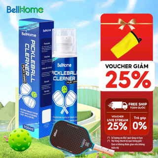 Xịt vệ sinh Vvợt Pickleball BellHome, lau vợt làm sạch nhanh, kháng khuẩn Nano bạc, khử mùi hiệu quả