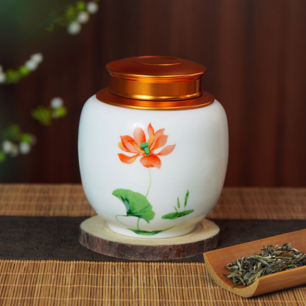 Hũ đựng trà Bát tràng