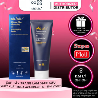  Sáp Tẩy Trang Làm Sạch Sâu Trẻ Hóa Da Không Gây Mụn oh!oh! Divine Blue Cleansing & Massaging Balm 