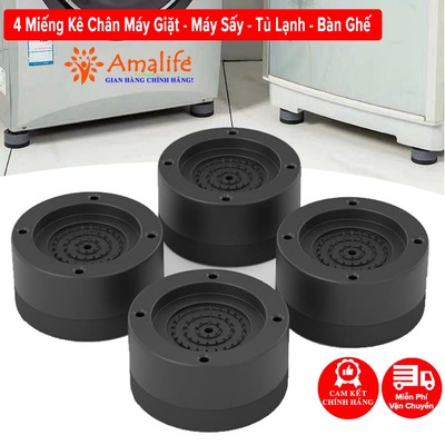 [HÀNG LOẠI 1] Kê Chân Bếp Gas, Chân Kê Máy Giặt Tủ Lạnh Chống Rung Giảm ồn, 4 Miếng Đế Chân Kê Bàn Ghế, Set 4 Đế Chân Kê
