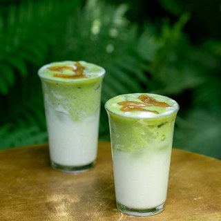  Hộp 6 Ly thủy tinh miệng loe 360ml đựng matcha cafe nước ép đồ uống cho quán phong cách Hàn Quốc - LMS9001 