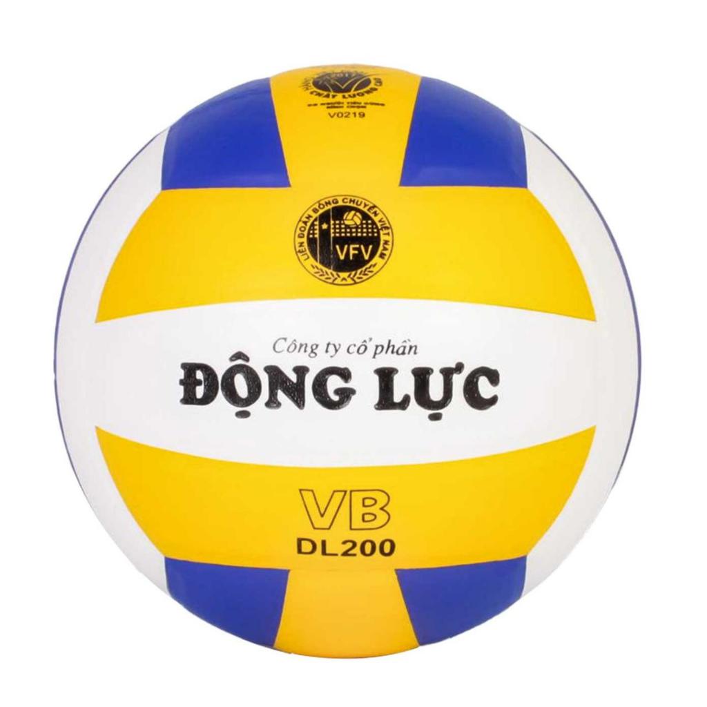 Quả bóng chuyền thi đấu, Quả bóng chuyền DL200  - Dungcusport tặng lưới + kim bơm