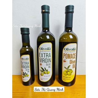  Chai Dầu Oliu Tự Nhiên Nguyên Chất Extra Vigrin  Ô-liu Pomace 250ml   750ml 