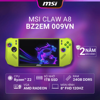  Máy chơi game cầm tay MSI Claw A8 BZ2EM 009VN 