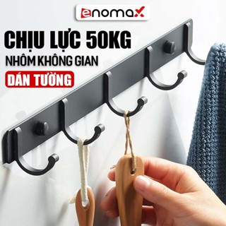 Móc treo nhà tắm Enomax đa năng dán tường, treo đồ quần áo dùng phòng tắm. Chất liệu Thép Carbon chống gỉ ( Eno R1)