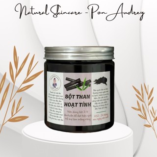 Bột than tre tẩy trắng răng, bột than hoạt tính đắp mặt nạ thanh lọc thải độc