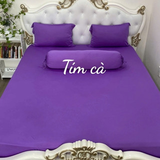 Bộ Drap Thun Lạnh Hàn Quốc{ 4 món } inbox chọn màu