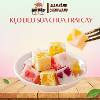KẸO DẺO SỮA CHUA MIX VỊ TRÁI CÂY NGỌT THƠM DẺO -Ăn vặt Hanalee