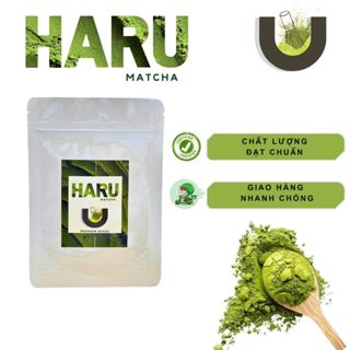   HARU  Bột Matcha Haru Nhập Khẩu Nhật Bản - Ceremonial Grade 20g 50g 100g - Trà Đạo Matcha Latte Nấu ăn 
