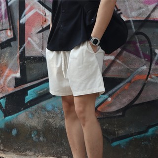  Quần short nam nữ DATINO vải Linen bột premium mềm dịu quần đùi phom rộng trên gối thoáng mát 