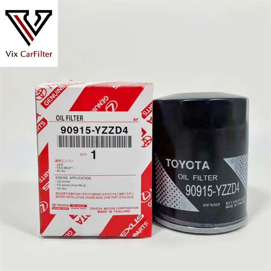 Lọc dầu nhớt Toyota Innova, Fortuner, Hilux. Mã 90915-YZZD4