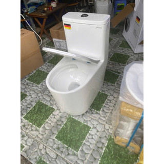 Bồn cầu liền khối phù hợp không gian nhỏ
