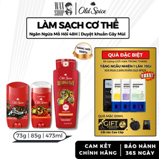 Lăn khử mùi, sữa tắm Old Spice Bearglove 73g | 85g | 473ml chính hãng, lăn nách, sáp khử mùi