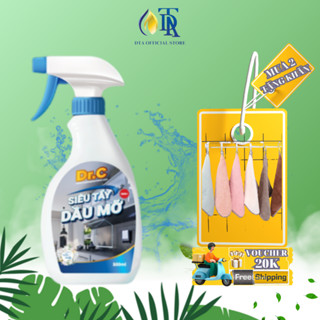 Siêu Tẩy Dầu Mỡ Dr.C Tẩy Sạch Lưới Lọc Máy Hút Mùi, Mặt Bếp Ga, Bếp Từ, Tường khu Vực Bếp, Vật Dụng Nhà bếp 500ml