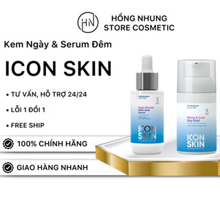 Kem Dưỡng Ngày & Serum Đêm Icon Skin Giảm Mụn, Làm Mờ Thâm, Kiểm Soát Dầu